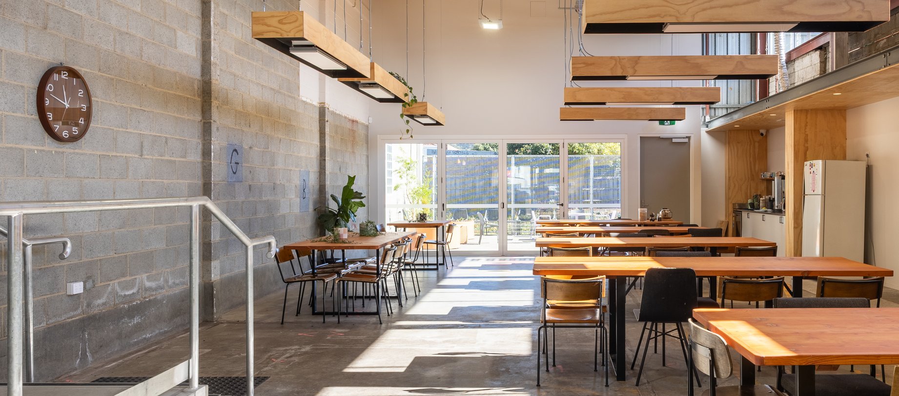 Mill Lane Dining Hall - Photography by Nina Hamilton