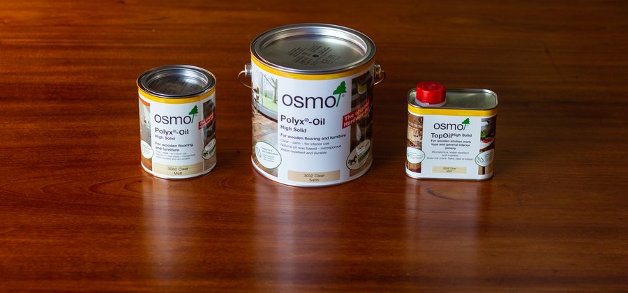 OSMO Timber oils at Vibrance Paint in Hobart, Tasmania